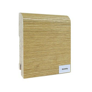 Плинтус Finitura Dekor  шпонированный Ясень 120х30х2400 R9-1