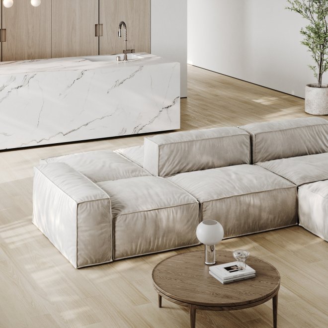 Кварц виниловый ламинат Quartz Parquet Классик 405 Дуб Лимба - фото 4