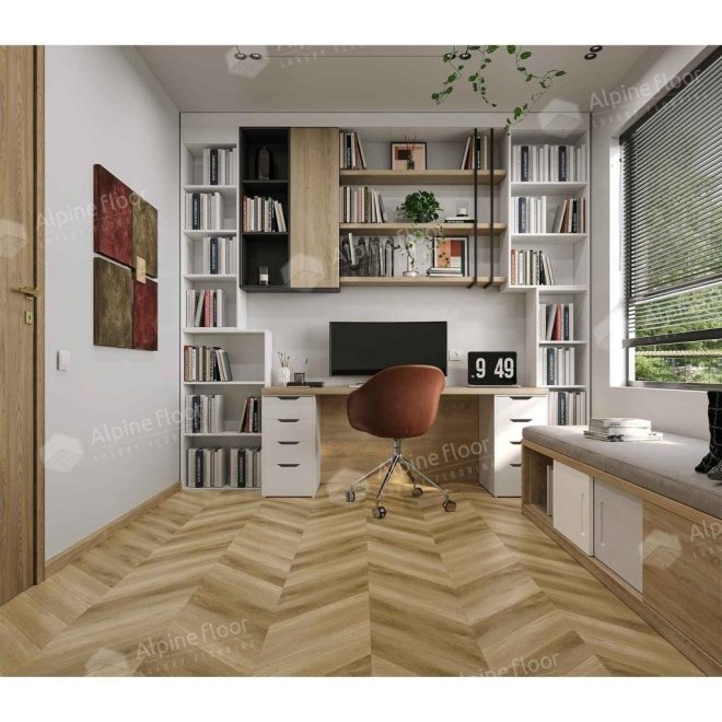 Кварц виниловый ламинат Alpine Floor Chevron Alpine ECO 18-17 MC Grazioso

5 мм - фото 2