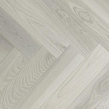 Паркет ёлка Esta Parket Herringbone 24010 Ash HB Elegant Frost Ivory Pores - 