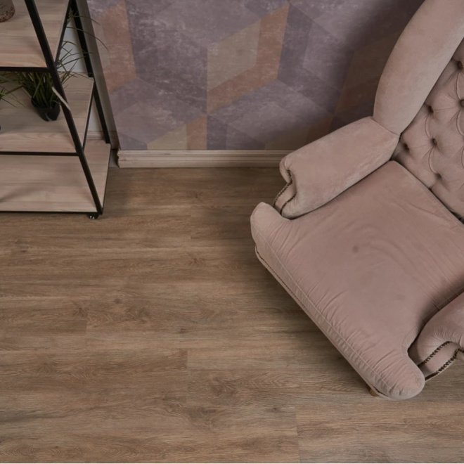 Кварц виниловый ламинат Vinilam Ceramo Wood 6151-D03 Дуб Имбирь - фото 1