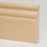 Плинтус Pedross 95x15 шпонированный - Ясень белёный SEG 100 - 