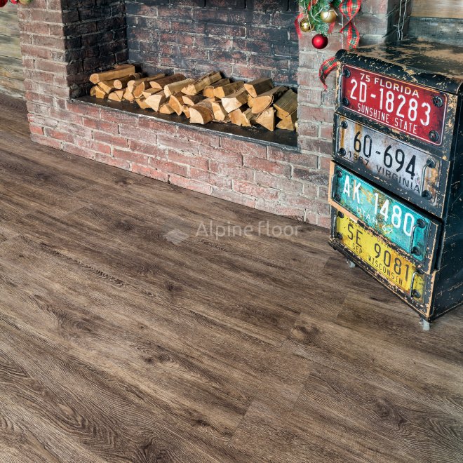 Кварц виниловый ламинат Alpine Floor Grand Sequoia LVT ECO 11-802 Венге Грей - фото 2