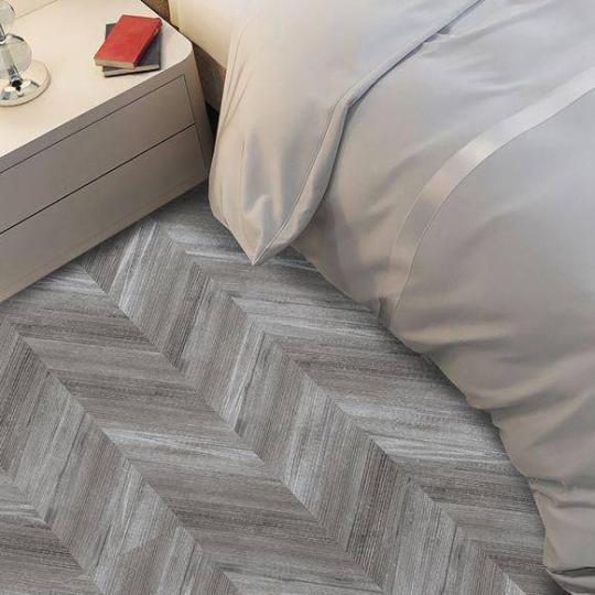 Пробковый пол Corkstyle Chevron Chevron Silver - фото 4