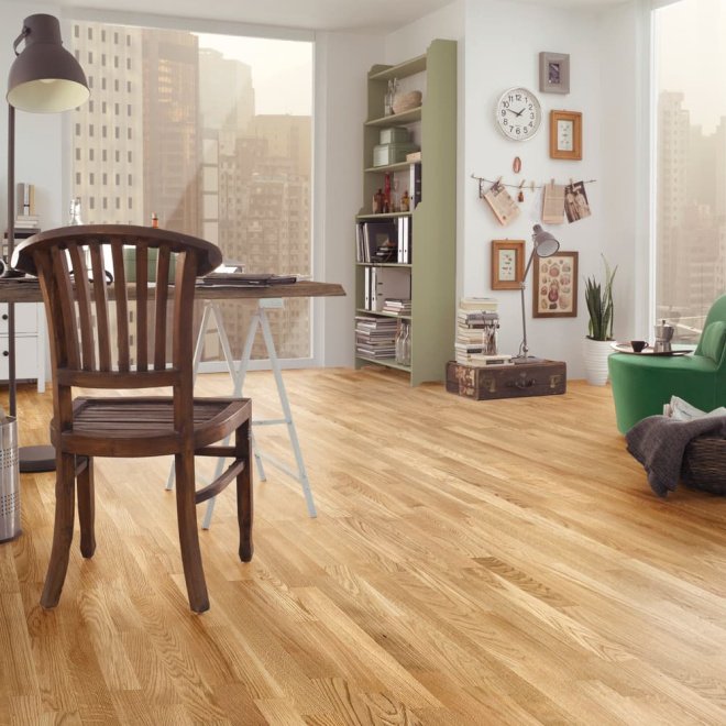 Паркетная доска Tarkett Salsa Дуб Натур мат браш/Oak Nature mat BR - фото 2