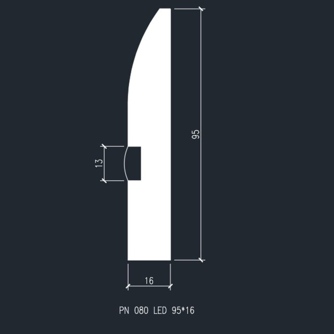 Плинтус Evrowood Evrowood PN 080 led - фото 2