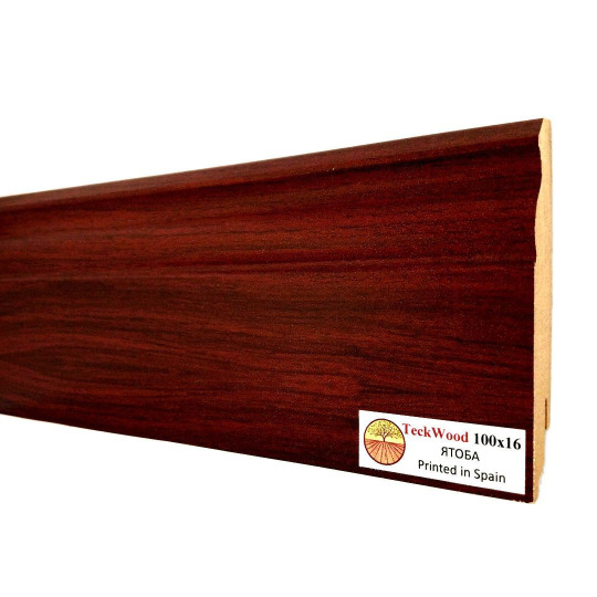 Плинтус TeckWood Цветной 100х16 Ятоба (Jatoba) - фото 2