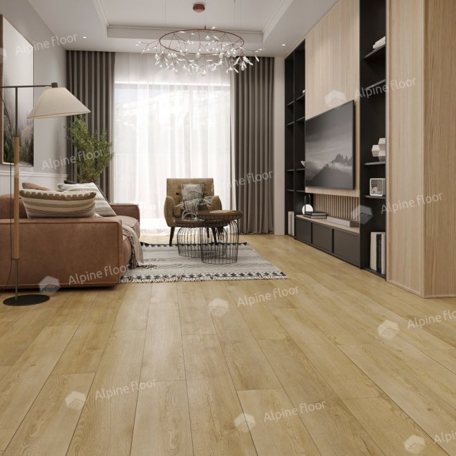 Кварц виниловый ламинат Alpine Floor Ultra LVT ECO 5-33 Дуб старинный - фото 2