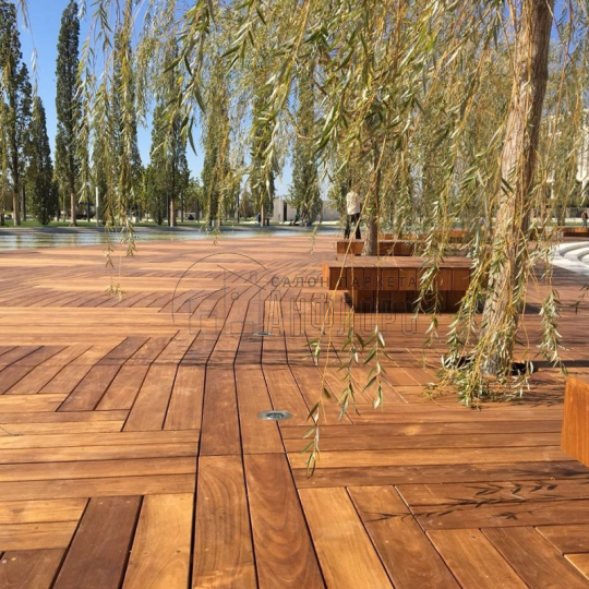 Террасная доска  Тик Лесной - фото 4