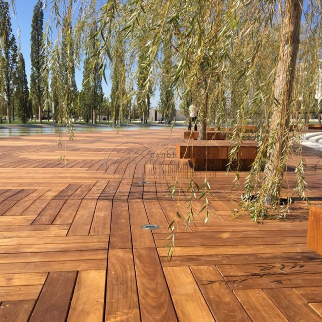 Террасная доска  Тик Лесной - фото 4