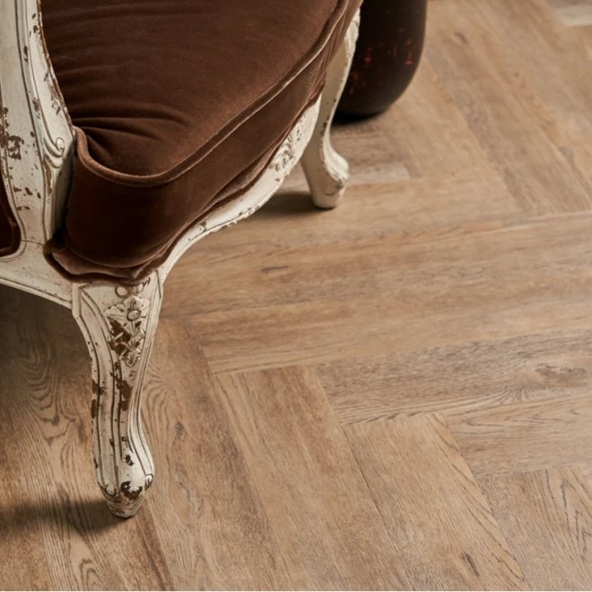 Кварц виниловый ламинат Vinilam Parquet Herringbone Glue GD11133 Паркет Северный клеевой - фото 5