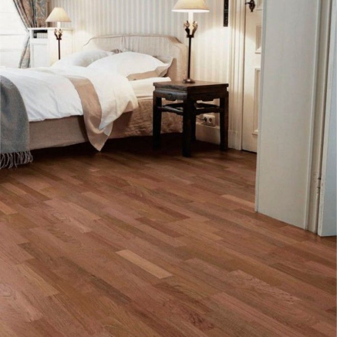 Паркетная доска Tarkett Tango Дуб Медный браш/Oak Copper DG Дуб Медный браш/Oak Copper DG 15х164х2215 - фото 2