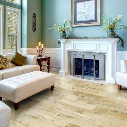 Corkstyle Oak Virginia White 6x305x915 Замковое