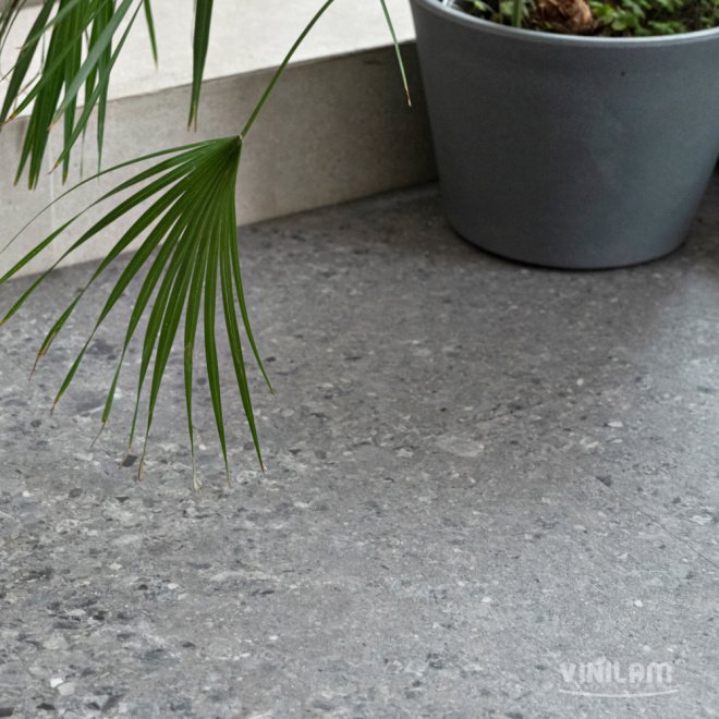 Кварц виниловый ламинат Vinilam Ceramo Stone Glue 71613 Терраццо клеевой - фото 1