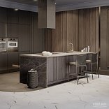 Кварц виниловый ламинат Vinilam Ceramo Stone 83444 Итальянский Мрамор - 1
