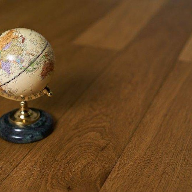 Массивная доска Amber Wood Amber Wood Дуб Натур браш масло 18х120 - фото 2