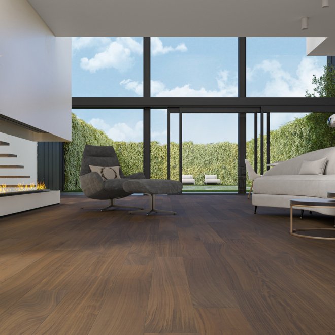Кварц виниловый ламинат Quartz Parquet Классик 400-29 Орех Американский - фото 3