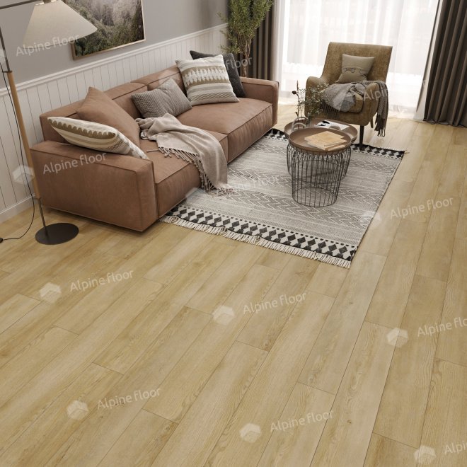Кварц виниловый ламинат Alpine Floor Ultra LVT ECO 5-33 Дуб старинный - фото 3