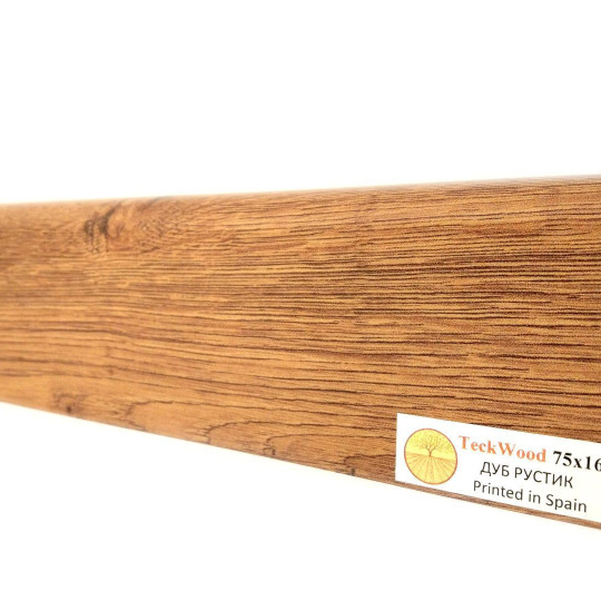 Плинтус TeckWood Цветной 100х16 Дуб Рустик (Oak Rustic) - фото 1