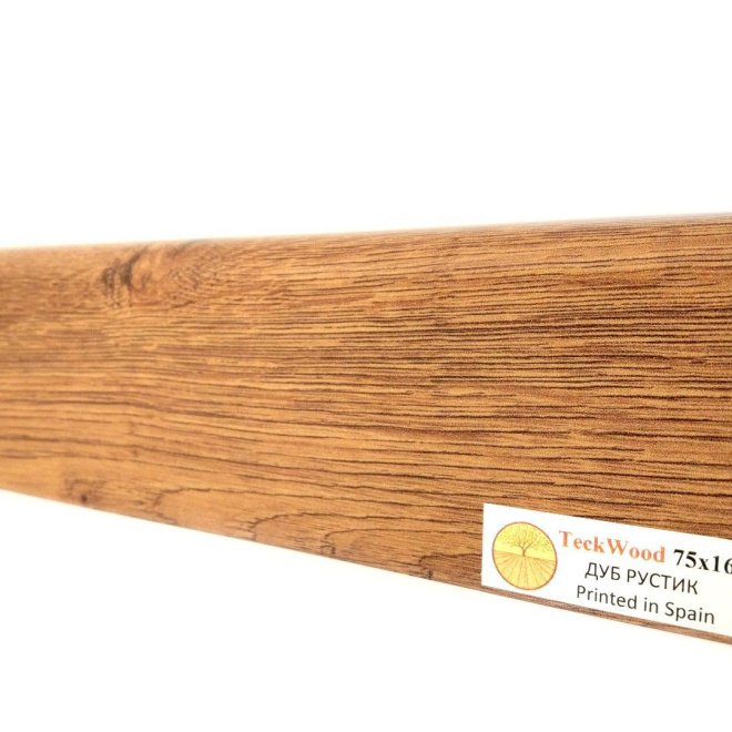 Плинтус TeckWood Цветной Дуб Рустик (Oak Rustic) - фото 1