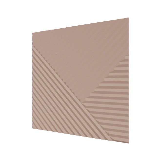 Стеновые панели Ликорн Пирамида Лиловая - фото 1