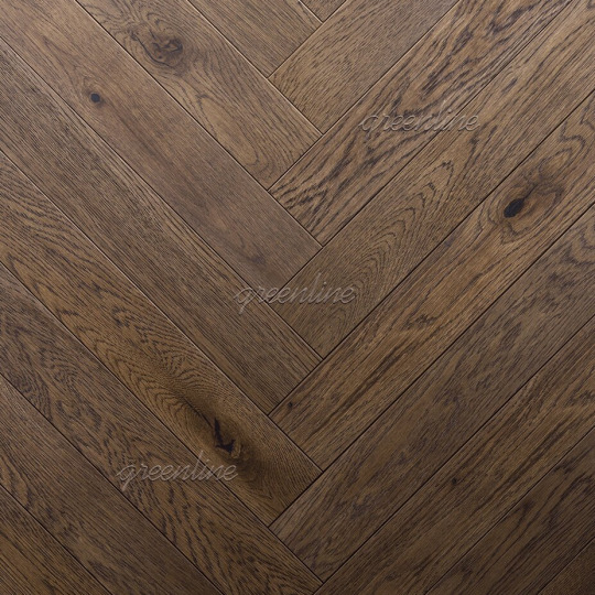 Паркет ёлка Greenline  3018 Бархат английская 3018 Бархат 15х125х520 - фото 2