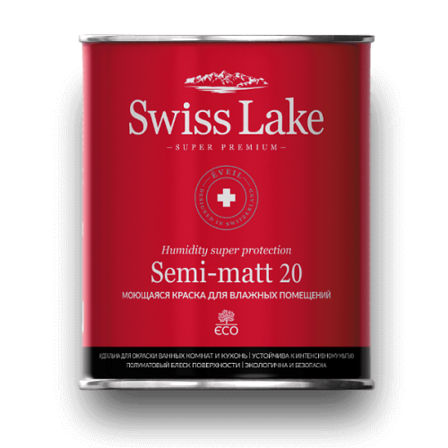 КраскаSwiss Lake Semi-matt 20