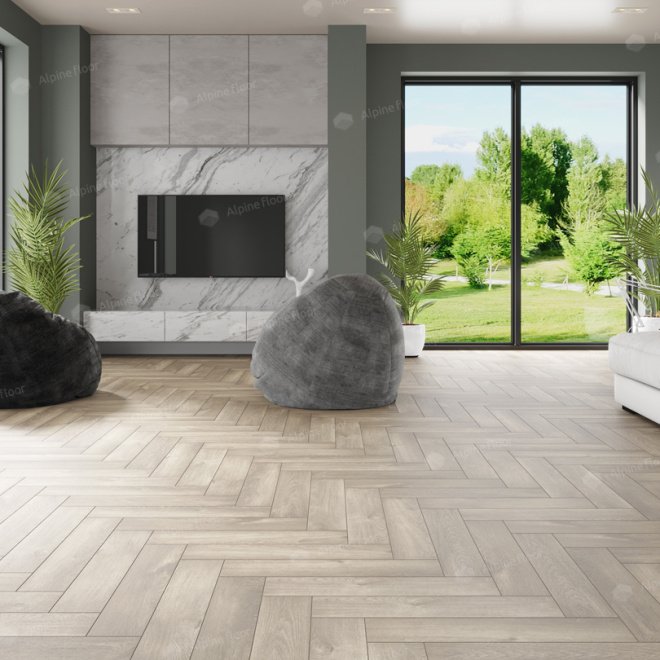 Кварц виниловый ламинат Alpine Floor Parquet Light ECO 13-5 Дуб Натуральный Отбеленный - фото 2