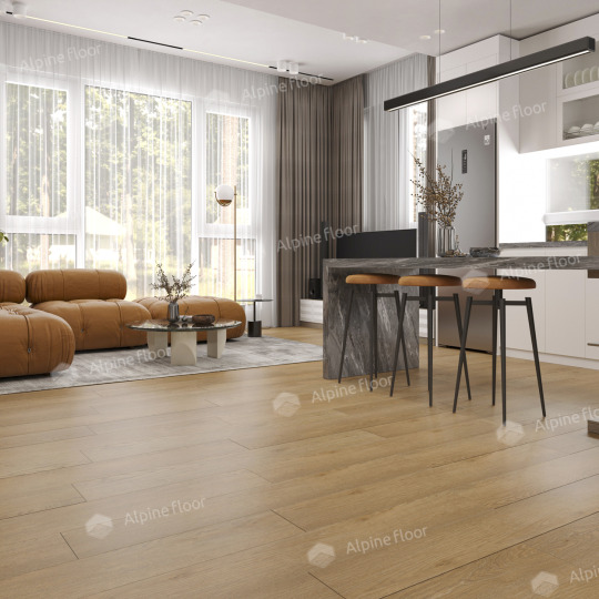 Кварц виниловый ламинат Alpine Floor Classic ECO 173-6 MC Клен классический
- фото 2