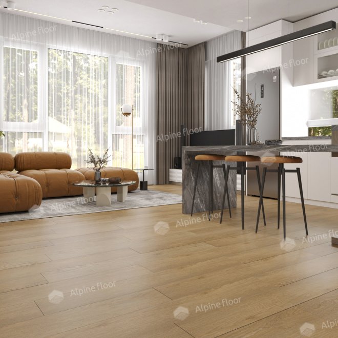 Кварц виниловый ламинат Alpine Floor Classic ECO 173-6 MC Клен классический

4 мм - фото 2