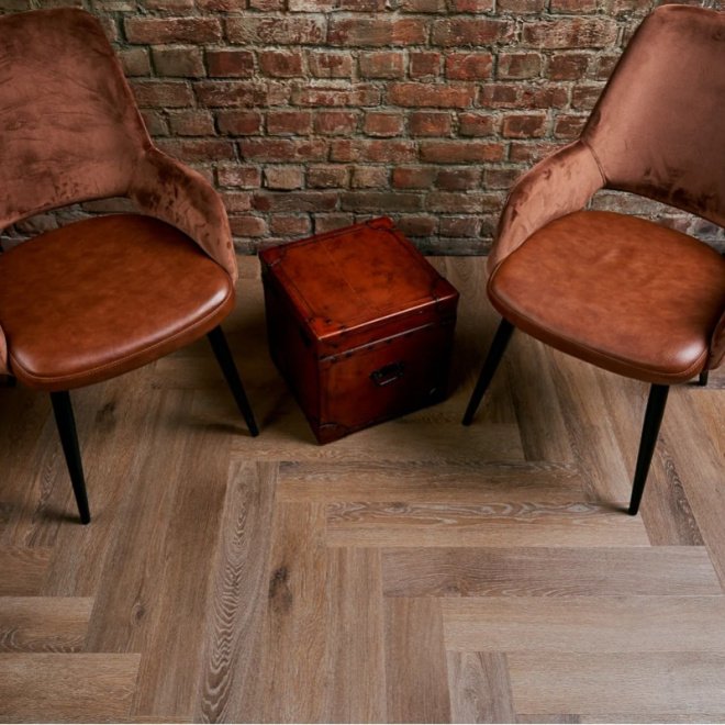 Кварц виниловый ламинат Vinilam Parquet Herringbone Glue GD11199 Паркет Венецианский клеевой - фото 6
