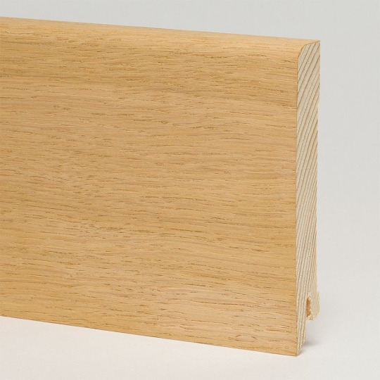 Плинтус Pedross 95x15 шпонированный - Дуб без покрытия (под тонировку) - фото 1