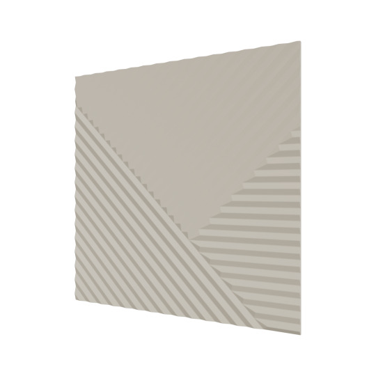 Стеновые панели Ликорн Пирамида Слоновая кость - фото 1