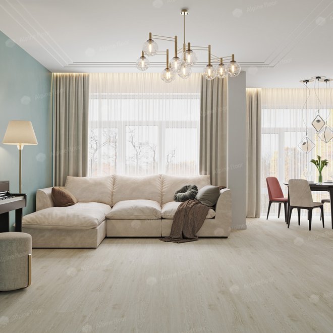 Кварц виниловый ламинат Alpine Floor Solo ECO 14-11 Модерато - фото 2