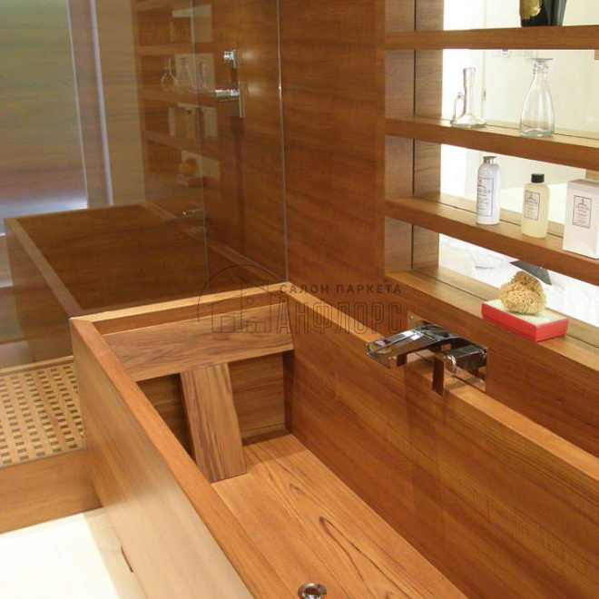 Террасная доска  Тик гладкая 150 см - фото 3