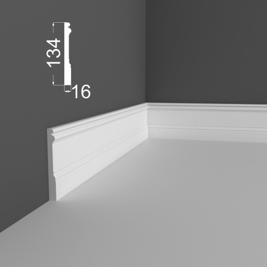 Плинтус Ликорн МДФ Грунтованный Р 15.134.16 - фото 3