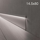 Плинтус Luxury Wood Decor Invisible™ Скрытый под подсветку анодированный - 