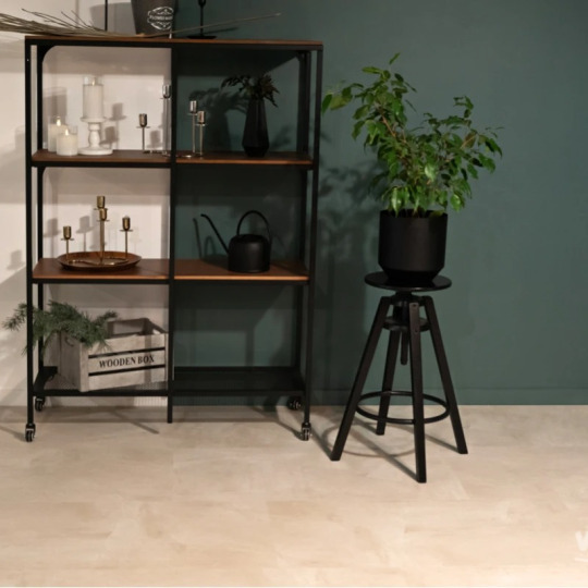 Кварц виниловый ламинат Vinilam КЕРАМО Stone Glue 71615 Бетон Белый клеевой
- фото 2