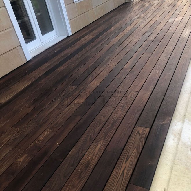 Террасная доска  Термоясень прямой планкен - фото 7