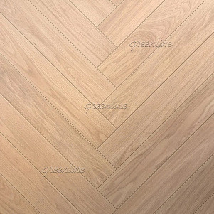Паркет ёлка Greenline Паркет ёлочка  614 Дуб Латте 12x100x500
