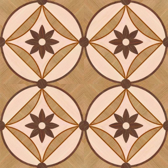 Модульный паркет  Модульный паркет M-134 (дуб радиал, клен, мербау, орех) - фото 1