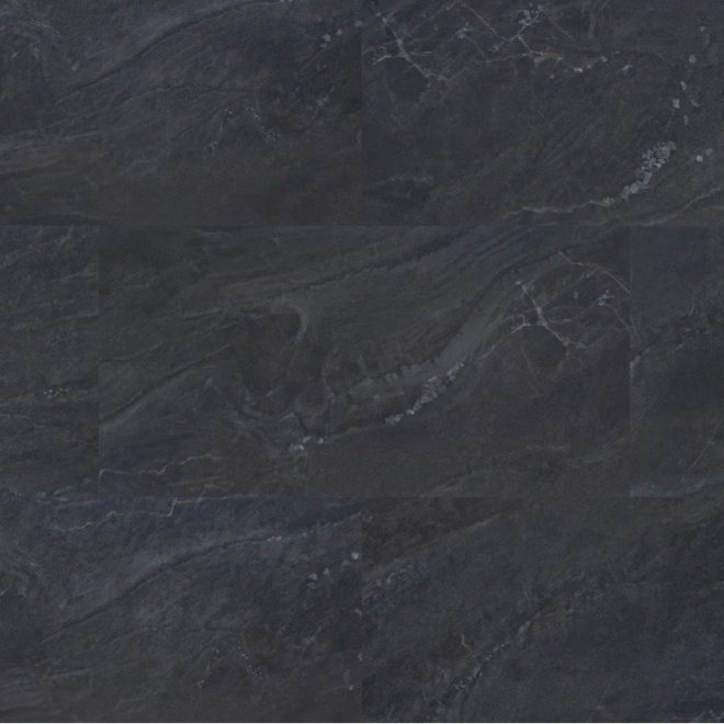 Кварц виниловый ламинат Vinilam Ceramo Stone 91910 Неаполитанский Черный
 - фото 1