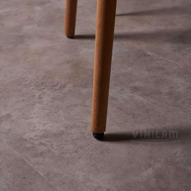 Кварц виниловый ламинат Vinilam Ceramo Stone 61606 Бетон - фото 6