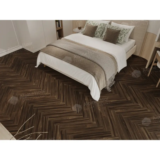 Ламинат Alpine Floor Herringbone 10 Herringbone 10 Орех Сицилия LF107-13 - фото 2