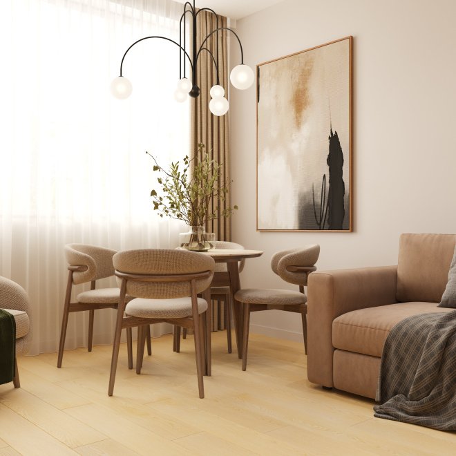 Кварц виниловый ламинат FirstFloor FirstFloor 1F056 Отборный бежевый дуб

4 мм - фото 9