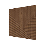 Стеновые панели Ликорн Пирамида Орех темный - 