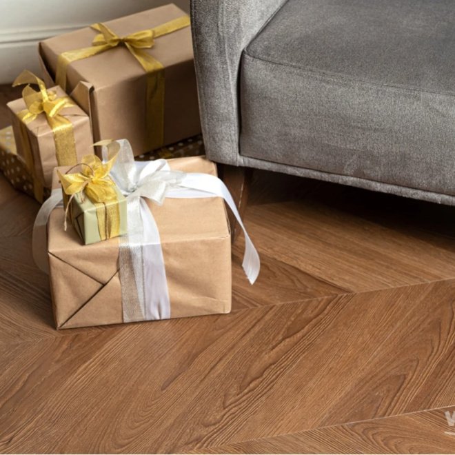 Кварц виниловый ламинат Vinilam Parquet Chevron I1651102Шеврон Плезир - фото 4