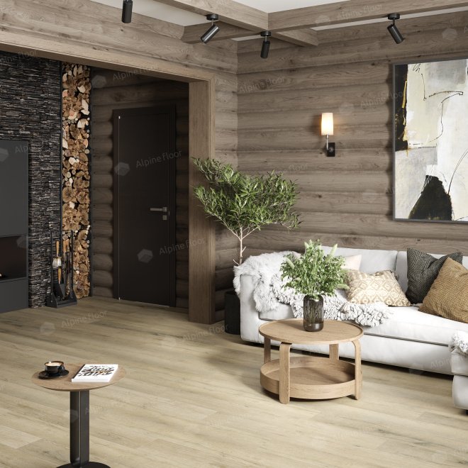 Кварц виниловый ламинат Alpine Floor Premium XL ECO 7-19 Дуб Сливочный

8 мм - фото 2