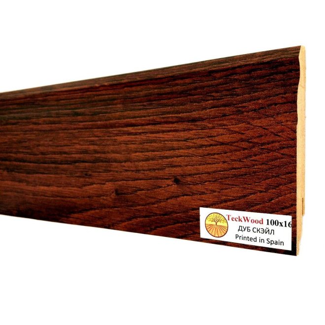 Плинтус TeckWood Цветной Дуб Скэйл (Oak Scale) - фото 2