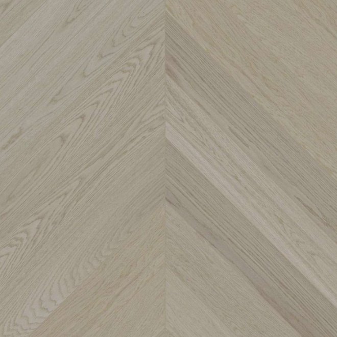 Паркет ёлка Esta Parket Chevron Nova 15506 Oak CH Nova Elite Pearl - фото 1